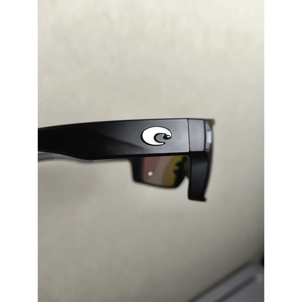 Costa Del Mar Diego‎ 580P Polarized Sunglasses Black Blue Mirror
